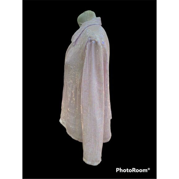 Sequin Jacket by Together.  Plus size 22.  Collared hook closure Swiftie Lover - Picture 7 of 13